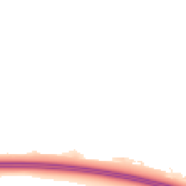 Night-time road noise heatmap for SN1 7BW