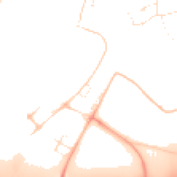 Daytime road noise heatmap for SN1 7DN
