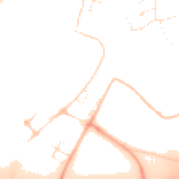 Daytime road noise heatmap for SN1 7DP