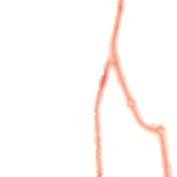 Night-time road noise heatmap for SN2 1AN