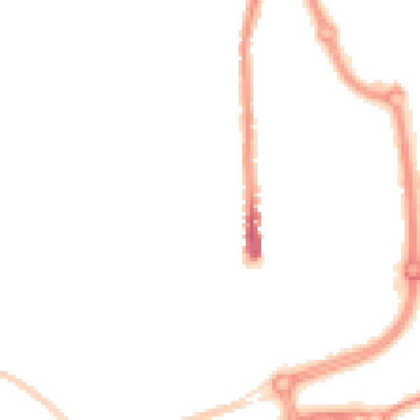 Night-time road noise heatmap for SN2 1AR