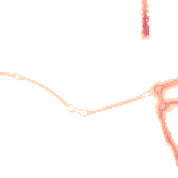Night-time road noise heatmap for SN2 1BB