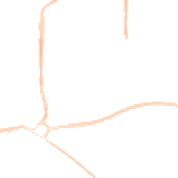 Night-time road noise heatmap for SN2 1DG