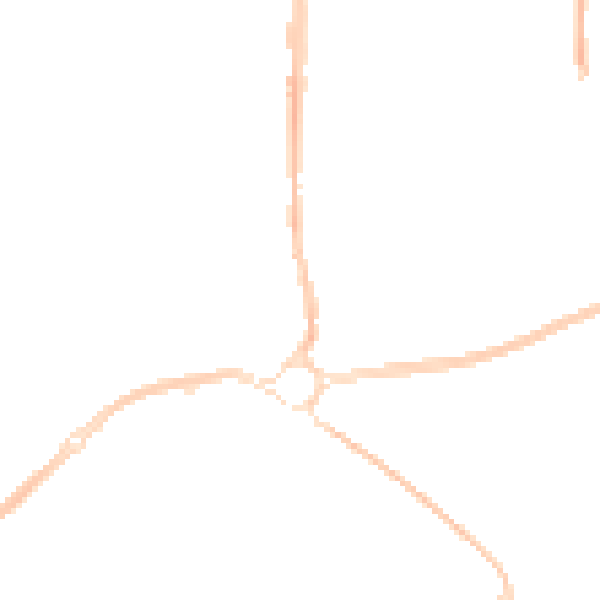 Night-time road noise heatmap for SN2 1DJ
