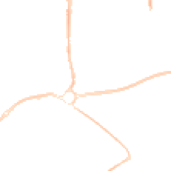 Night-time road noise heatmap for SN2 1DL