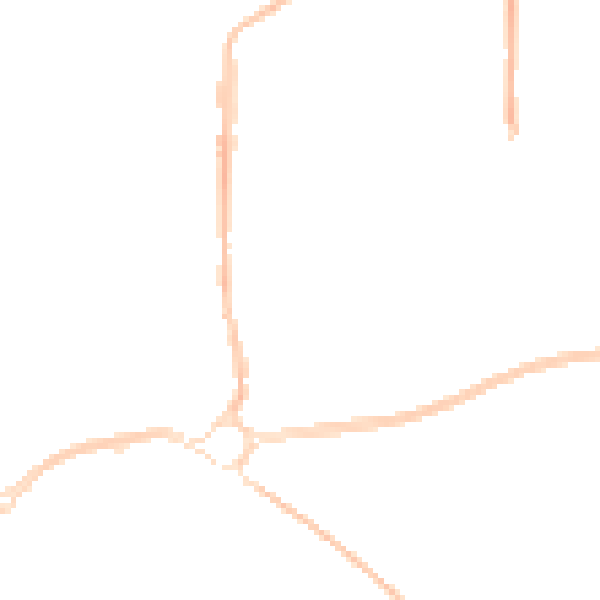 Night-time road noise heatmap for SN2 1DQ