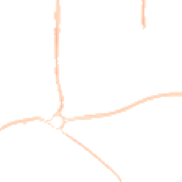 Night-time road noise heatmap for SN2 1DW