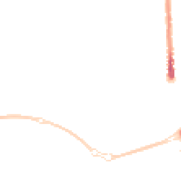Night-time road noise heatmap for SN2 1EY