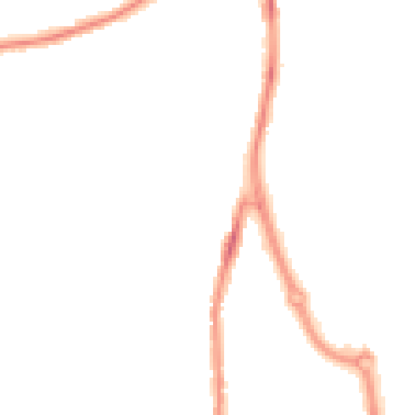 Night-time road noise heatmap for SN2 1RY