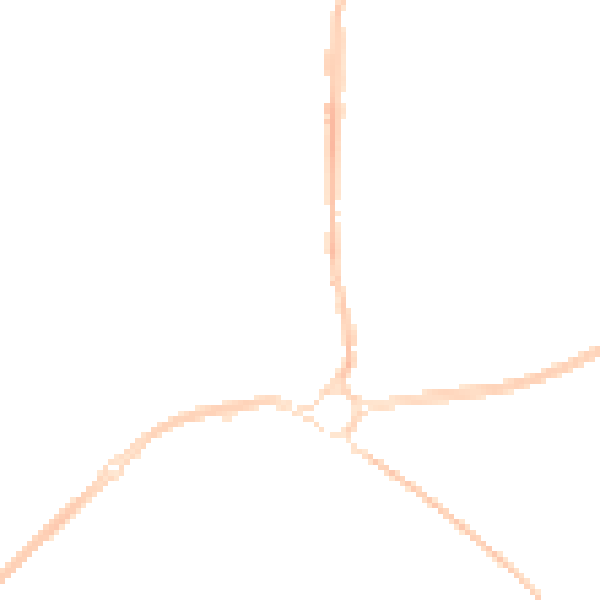 Night-time road noise heatmap for SN2 2DS