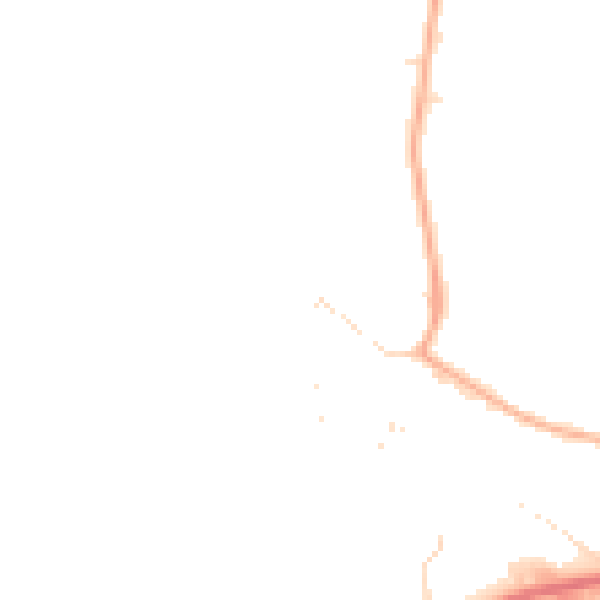 Daytime road noise heatmap for SN2 2PN