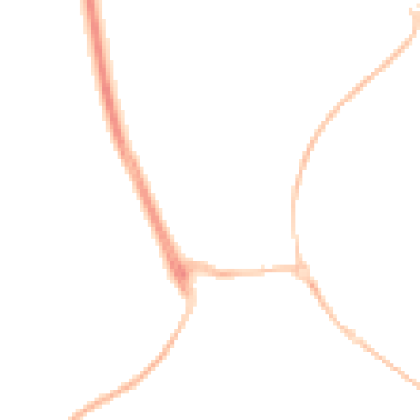 Night-time road noise heatmap for SN2 2SF
