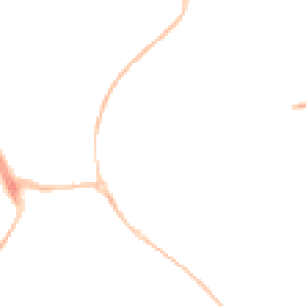 Night-time road noise heatmap for SN2 2TD