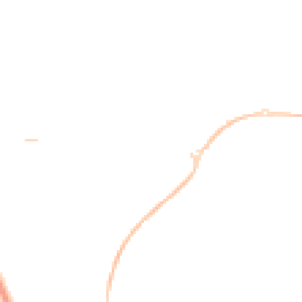 Night-time road noise heatmap for SN2 2TF