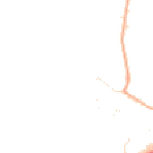 Daytime road noise heatmap for SN2 2YW