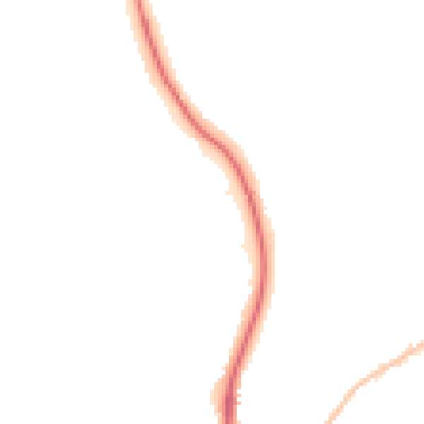 Night-time road noise heatmap for SN2 5EH