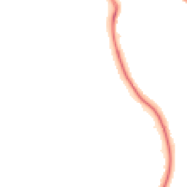 Night-time road noise heatmap for SN2 5HE