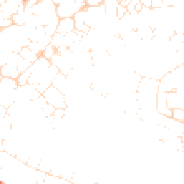 Daytime road noise heatmap for SN2 5JR