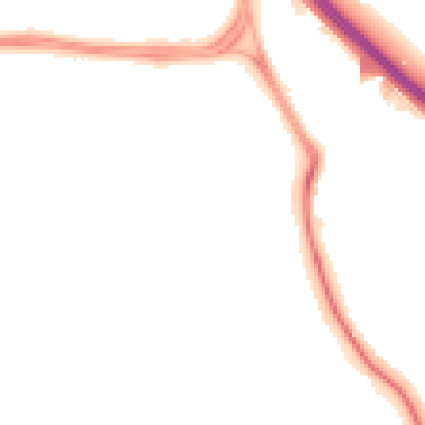 Night-time road noise heatmap for SN2 5ND