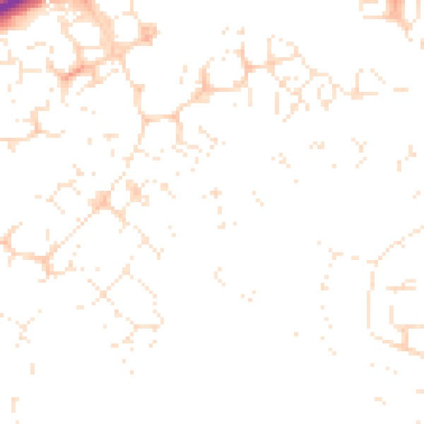 Daytime road noise heatmap for SN2 5PF