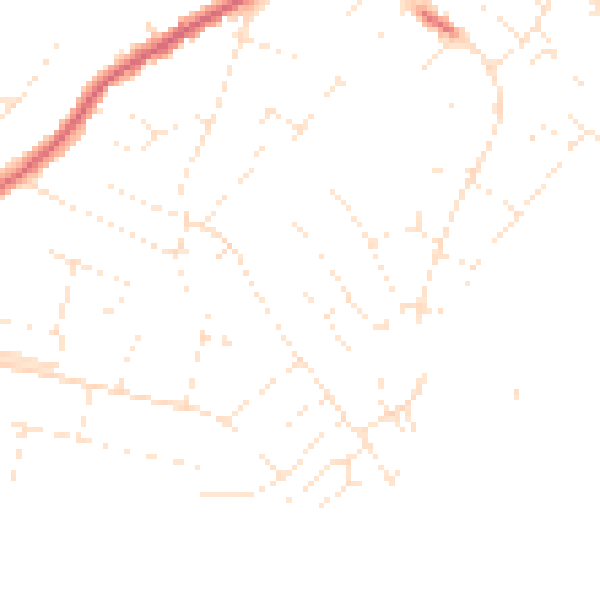 Daytime road noise heatmap for SN2 7AR
