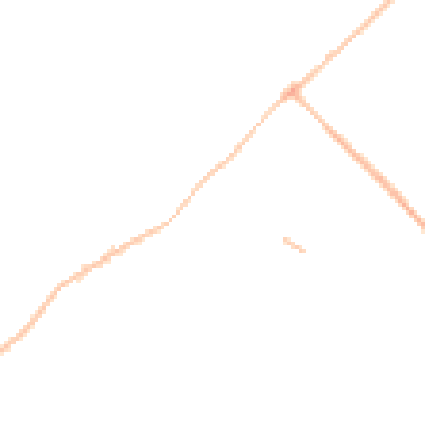Night-time road noise heatmap for SN2 7LP