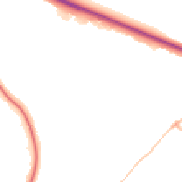 Night-time road noise heatmap for SN2 7TQ