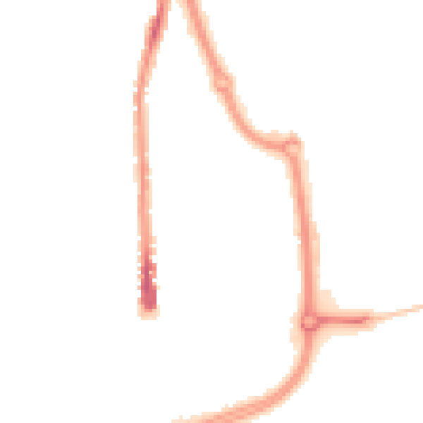 Night-time road noise heatmap for SN2 8AR