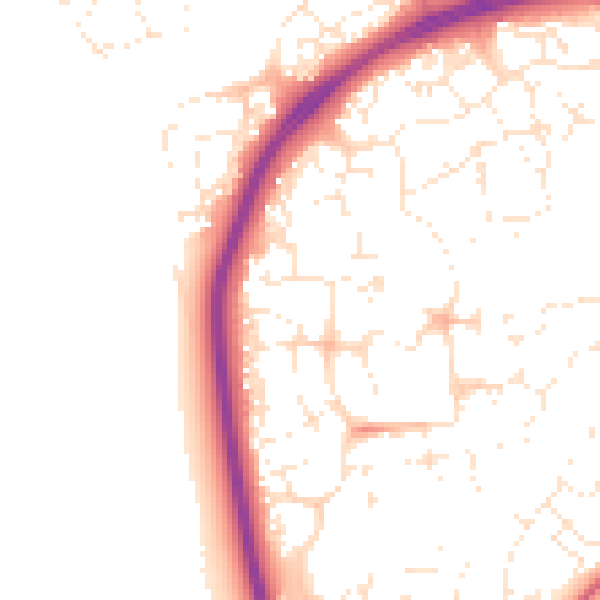 Daytime road noise heatmap for SN25 1AN