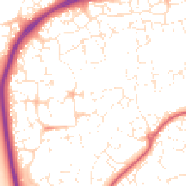 Daytime road noise heatmap for SN25 1BP