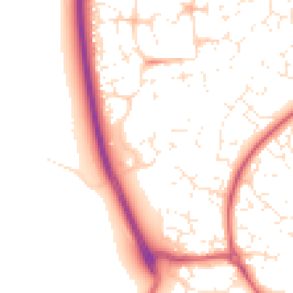 Daytime road noise heatmap for SN25 1FB
