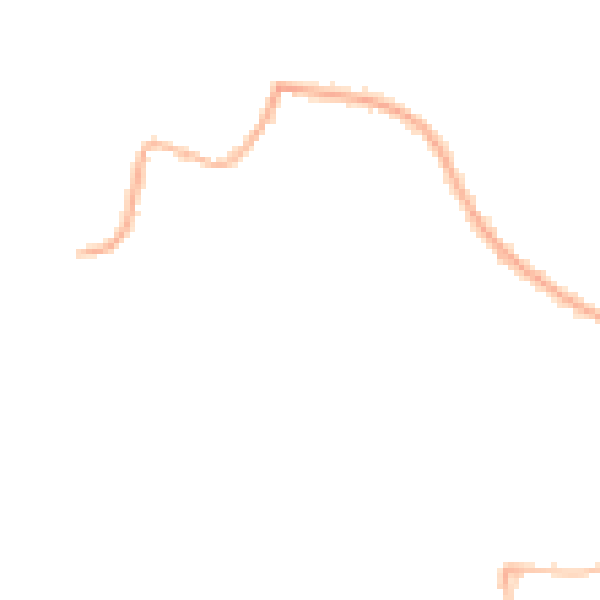 Night-time road noise heatmap for SN25 1PN
