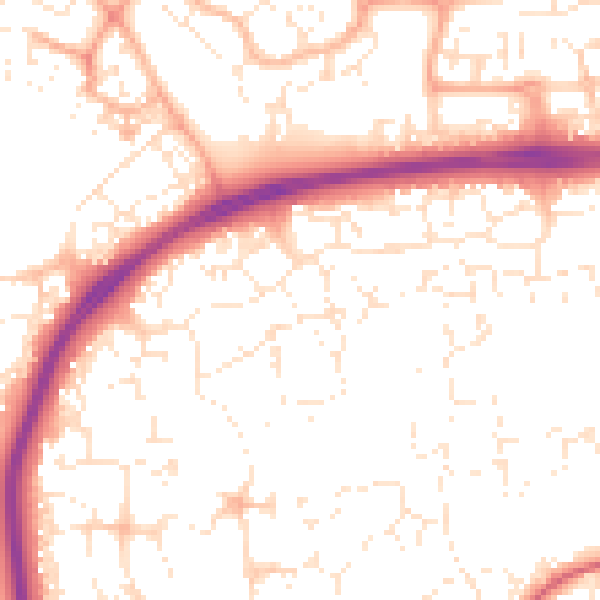 Daytime road noise heatmap for SN25 1SF