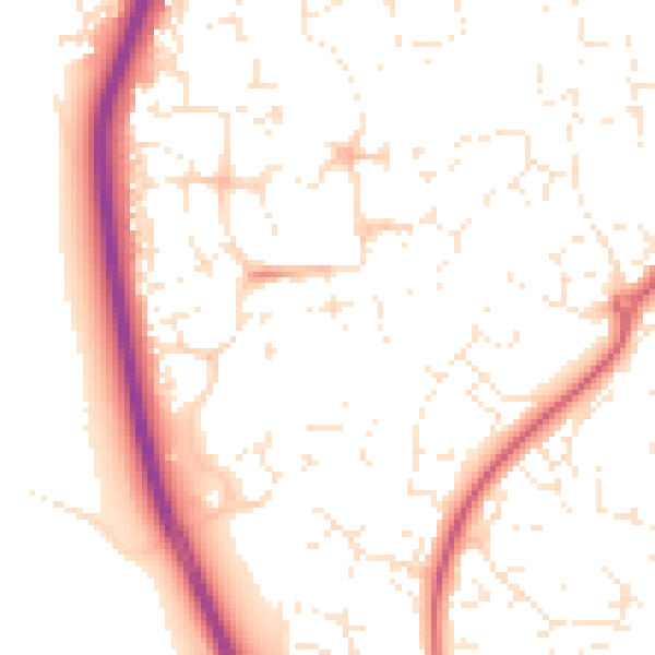Daytime road noise heatmap for SN25 1TB