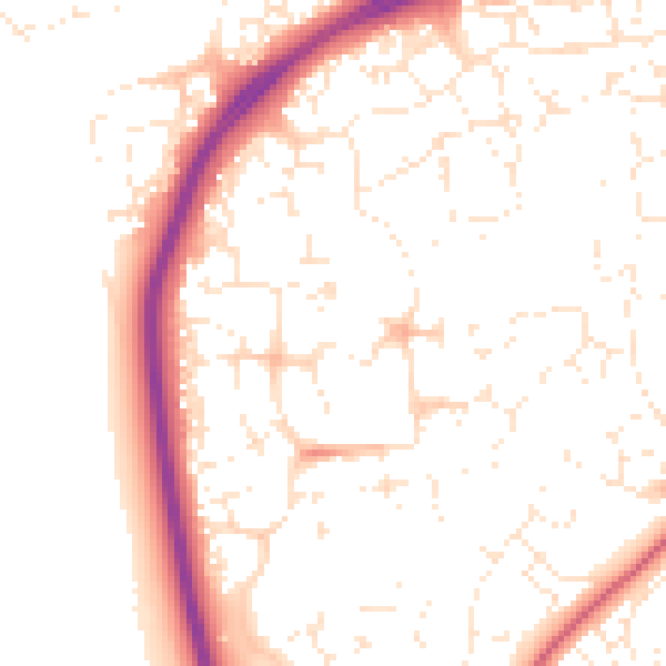 Daytime road noise heatmap for SN25 1UH