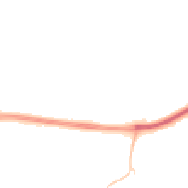 Night-time road noise heatmap for SN25 2EP