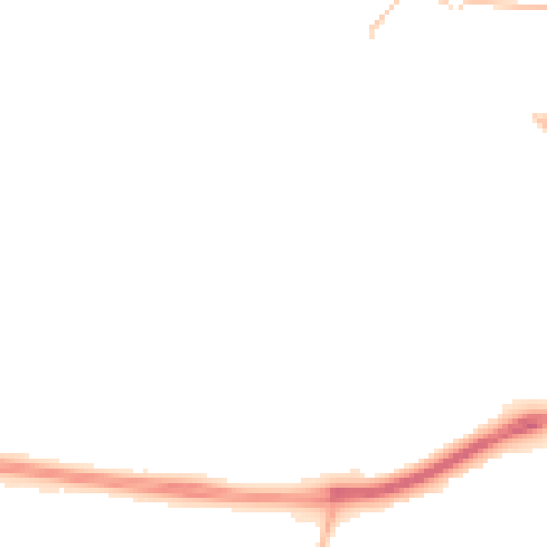 Night-time road noise heatmap for SN25 2FJ