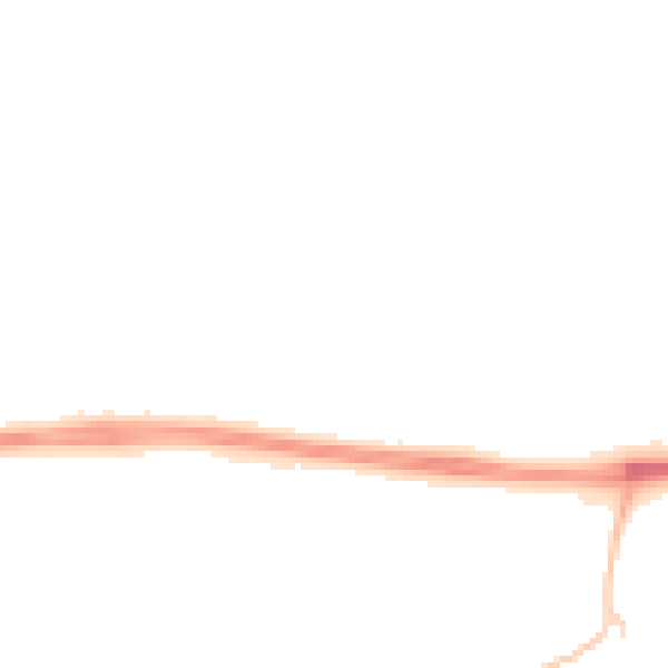 Night-time road noise heatmap for SN25 2HD