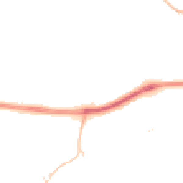 Night-time road noise heatmap for SN25 2NA