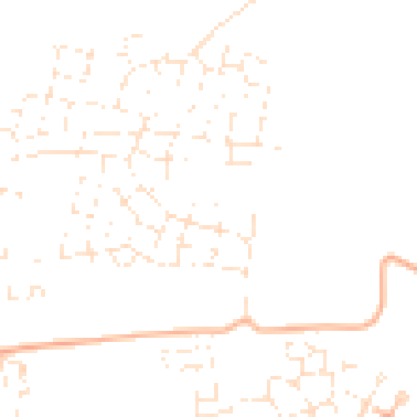 Daytime road noise heatmap for SN25 2PZ