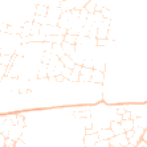 Daytime road noise heatmap for SN25 2QA