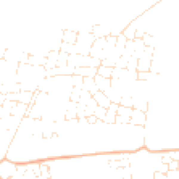 Daytime road noise heatmap for SN25 2QF