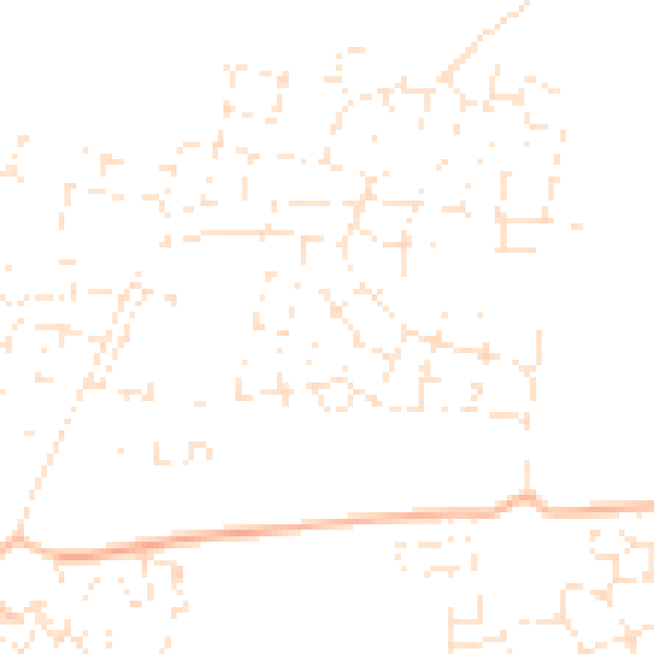 Daytime road noise heatmap for SN25 2QG