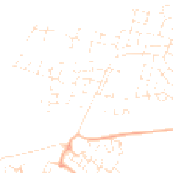 Daytime road noise heatmap for SN25 2RE