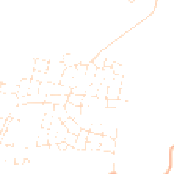 Daytime road noise heatmap for SN25 2TD