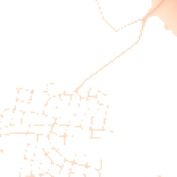 Daytime road noise heatmap for SN25 2TN