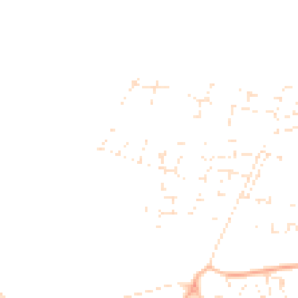 Daytime road noise heatmap for SN25 2TU