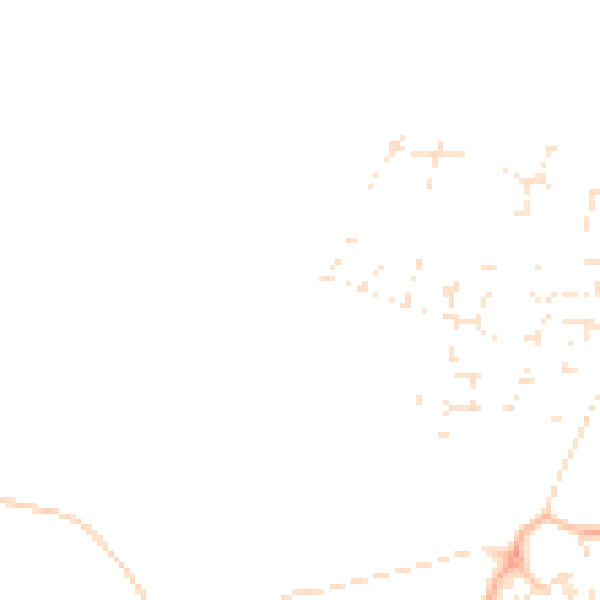 Daytime road noise heatmap for SN25 2WG