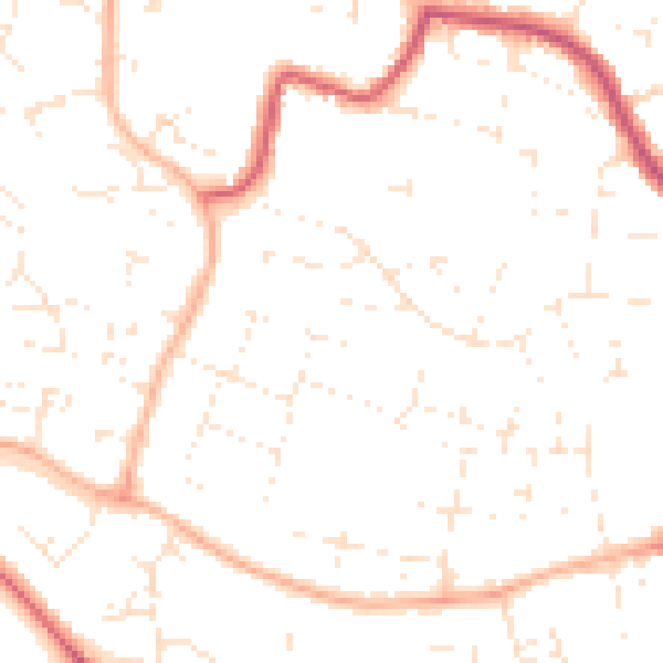 Daytime road noise heatmap for SN25 3EZ