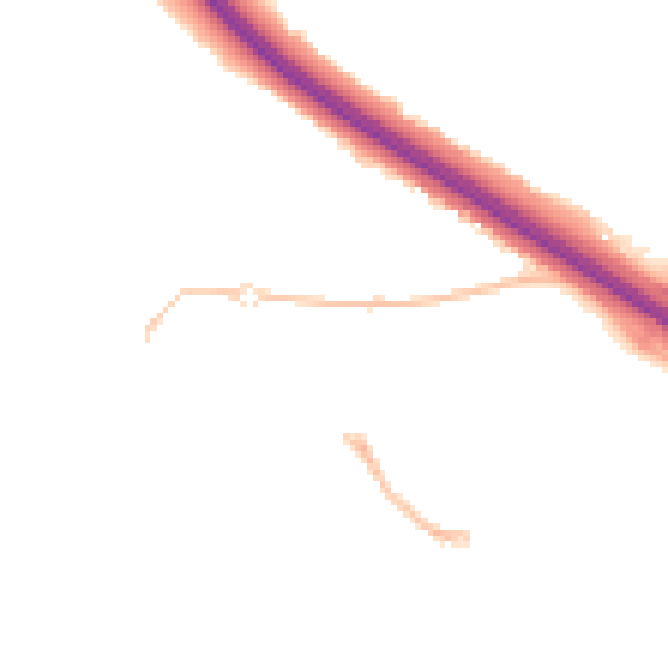 Night-time road noise heatmap for SN25 4EH